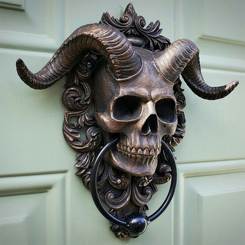 Hell demon horned skull - hell,