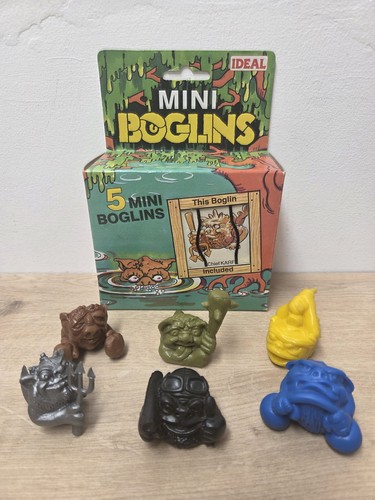 Mini boglins with box vintage - boglins,