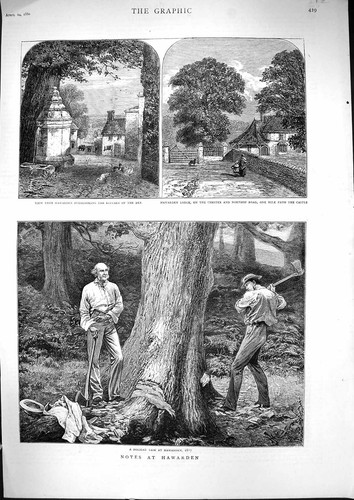 Old 1880 hawarden lodge - old,