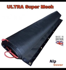 UNIVERSAL NET TRANSIT IVECO DAILY/ TIPPER BODY SIDE FLAT BED COVER 12ft X 8ft