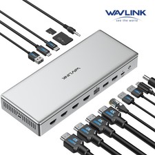 USB C Docking Station 15 in 1