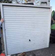 White SpringeGarage Door