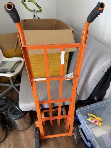 Orange steel warehouse wheel - steel, 2-wheel