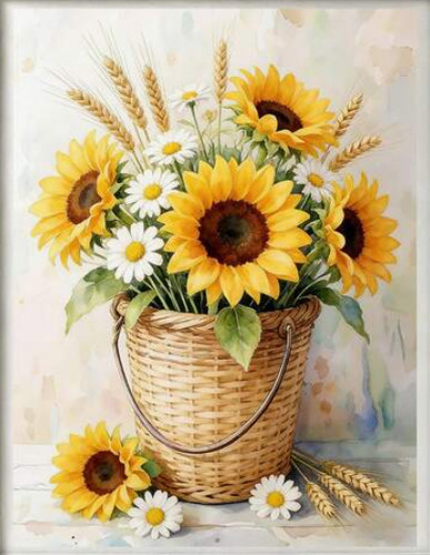 Printed cross stitch kit - kit, 11