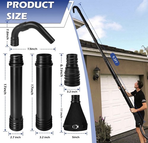 Gutter vac pole kit - gutter,