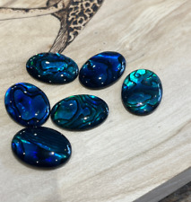 6 x 18mm x 13mm - Abalone Shell cabochons