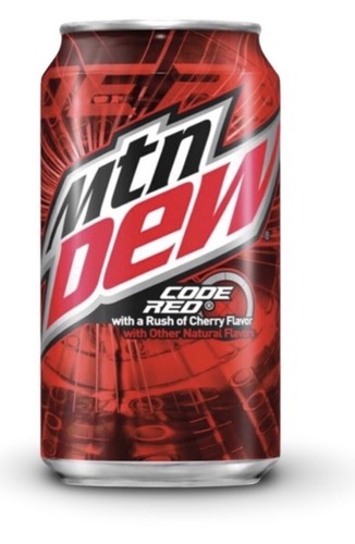 Mountain dew code - dew, red