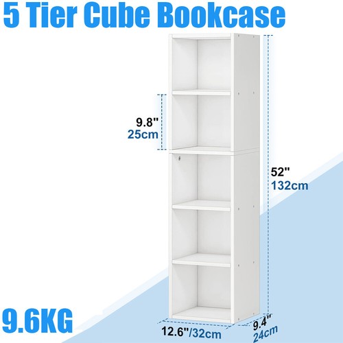 Cube 5 tier wooden - cube,