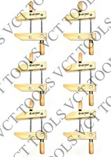 (6) 7" CLAMP WOOD SCREW GLUING