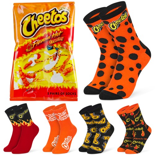 Cheetos mens socks pack - cheetos, 5