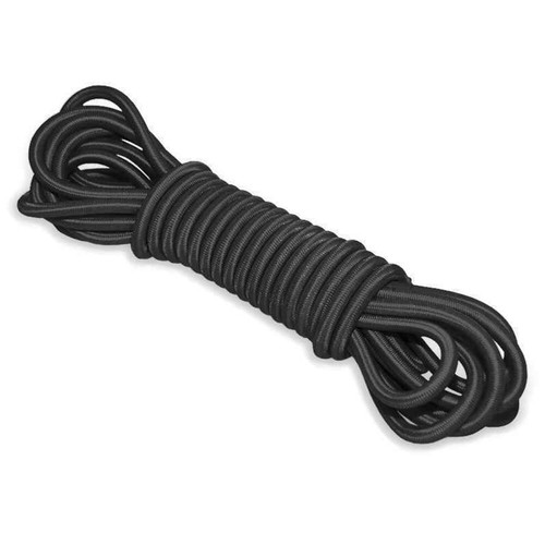 Black elastic bungee - black, rope