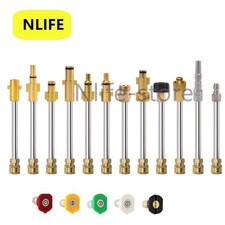 1/4'' Quick Fit Pressure Washer Gun Wand Lance Adapter For Karcher LAVOR Nilfisk