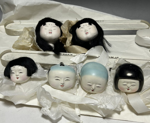 Japanese doll set 422 antique - doll,