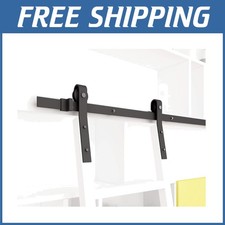 Rustic Black Library Ladder