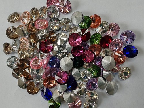 10pcs 14mm crystal - 14mm, ab