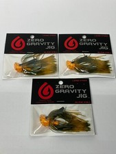 Zero Gravity Jigs by Catch Outdoors, Lot of 3, Slow Falling, New