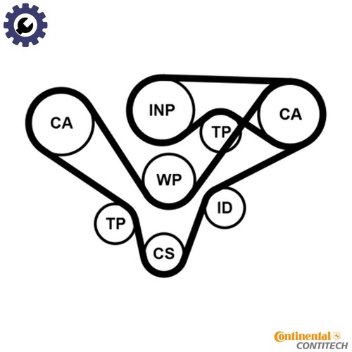 Timing belt kit - timing, ct1015k3pro