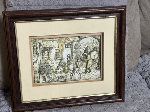 Vintage anton pieck - 3d, relief