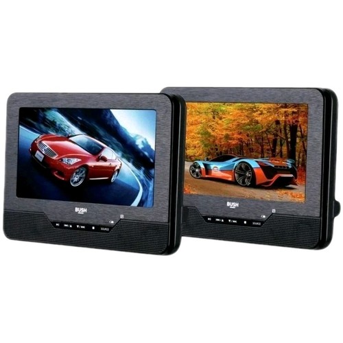 Bush dual screen dvd player - bush, 7"