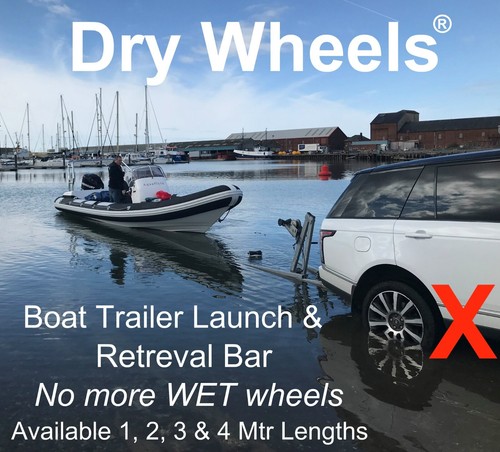 Boat trailer launching pole - pole, &