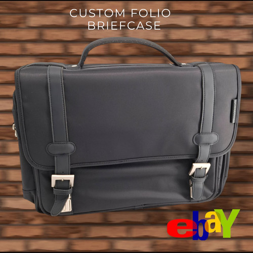 Black laptop bag - black,