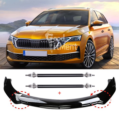 Glossy black front - front, bumper