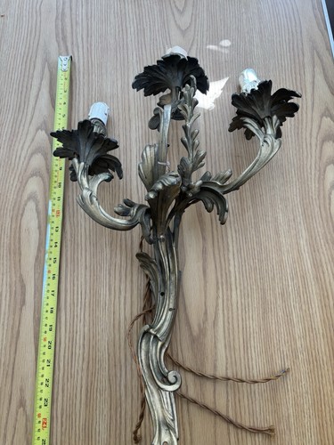 Antique brass wall light 66 - wall,