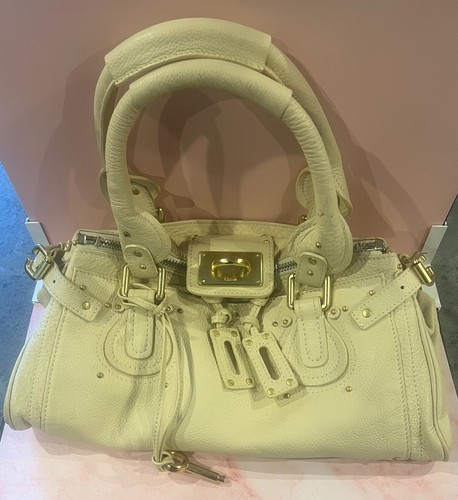 Chloe paddington beige leather - chloe,