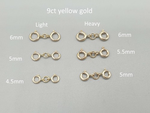 9ct gold clasp connector - connector, 9k