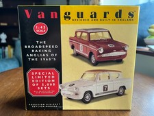 LLEDO VANGUARDS 1:43 BROADSPEED RACING ANGLIAS OF THE 1960's SET BA1002 - BOXED
