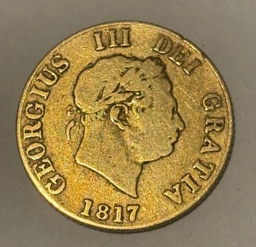 Genuine 1817 king george iii - 1817,
