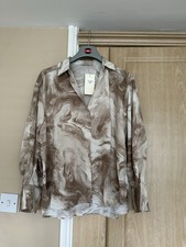 Vera And Lucy Taupe Blouse Size M
