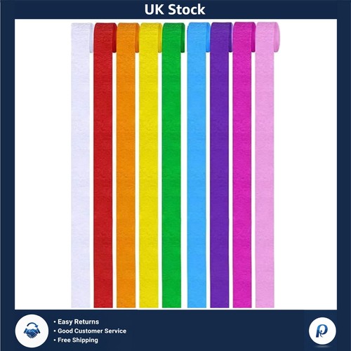 Vibrant rainbow crepe paper - rainbow,
