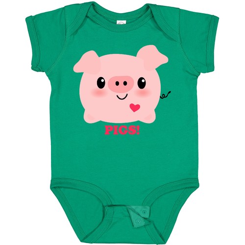 Inktastic kawaii love pigs - kawaii,