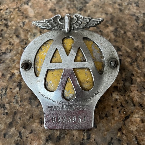 Vintage members car badge - vintage,