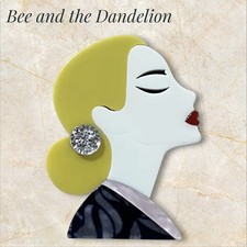 Blonde Lady Art Deco Style