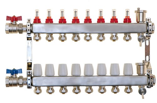 Underfloor heating manifold - underfloor, 8