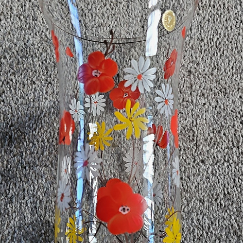 Vintage clear glass hand - vintage,