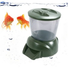 AUTOMATIC POND KOI FISH FEEDER HOLIDAY TIMED AUTO DISPENSE FEED DIGITAL TIMER UK