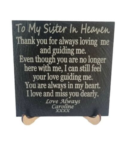 Personalised sister memorial - sister,