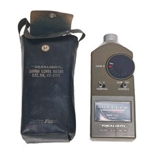 Vintage Realistic Sound Level Meter Cat. No. 33-2050 by Tandy with Case