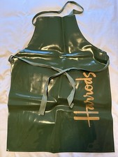 Harrods London Bib Apron Green