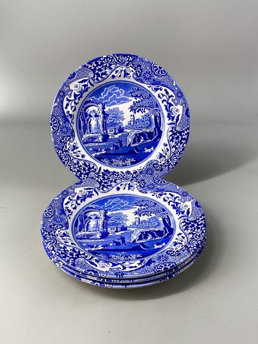 Spode blue italian set four - blue, of