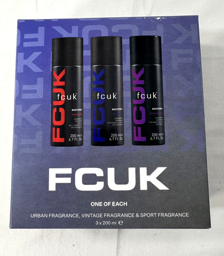 Fcuk bodyspray trio - fcuk, set