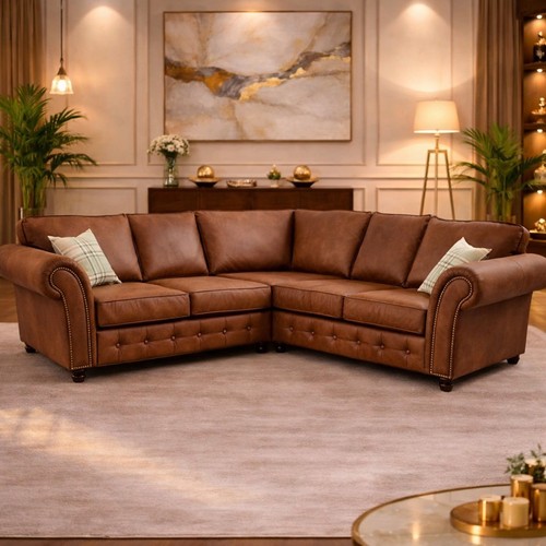 Premium suede fabric sofa - suede,
