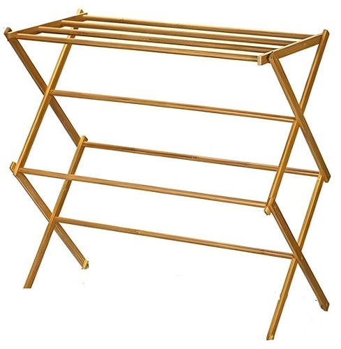 Tier bamboo wooden clothes - tier,