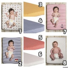 Baby Bites Organic Cotton Universal Changing Mat Cover Elasticated Washable New