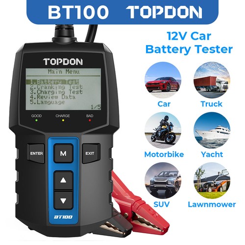 Topdon 12v car battery - car,