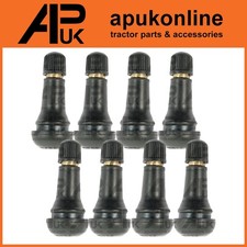 8x Tubeless Tyre Schrader Valve TR413 35mm for Fendt JCB Backhoe Digger Fastrac