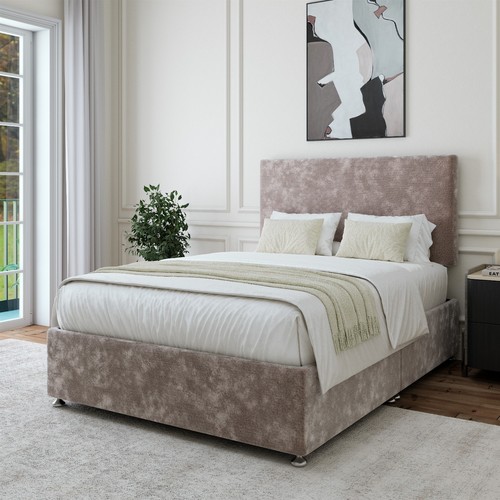 Bedmaster chenille divan base - chenille,